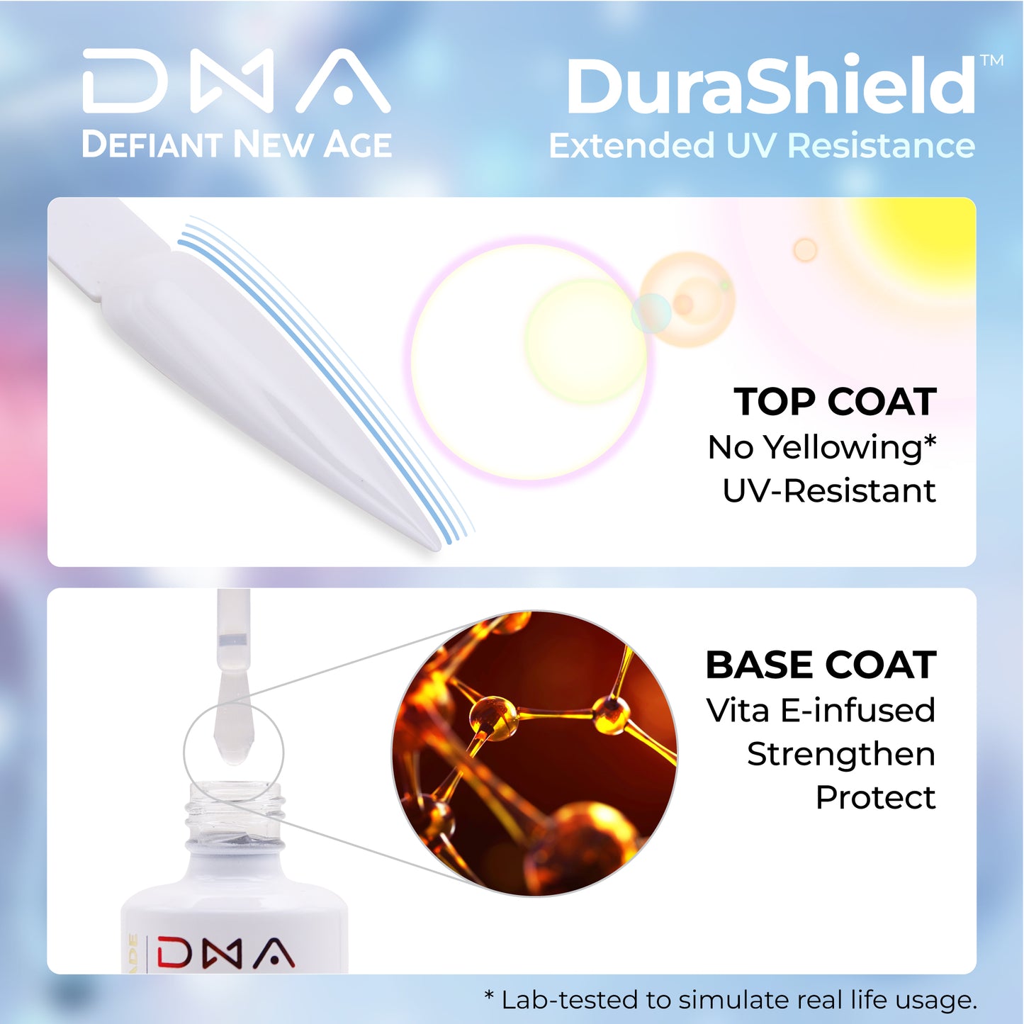 Dental Nail Arts Medical-Grade UV Base Coat / Top Coat